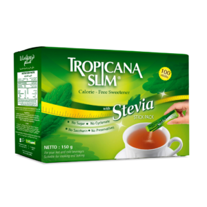 Tropicana Slim Low Calories Stevia 100 Sachets
