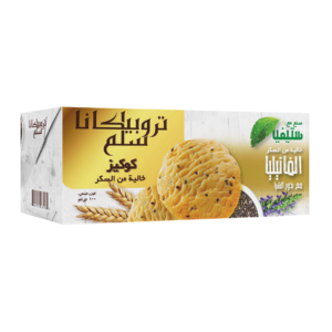 TRP Sugar Free Cookies Vanilla Dried Cookies With Chia Seed 100gm