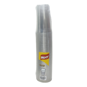 NOOR CLEAR PLASTIC CUPS 750ML 40 CUPS