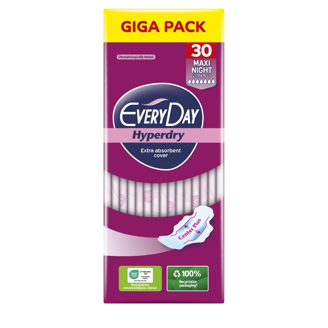 EVERYDAY Hyperdry MAXI NIGHT ECO. 30PCS