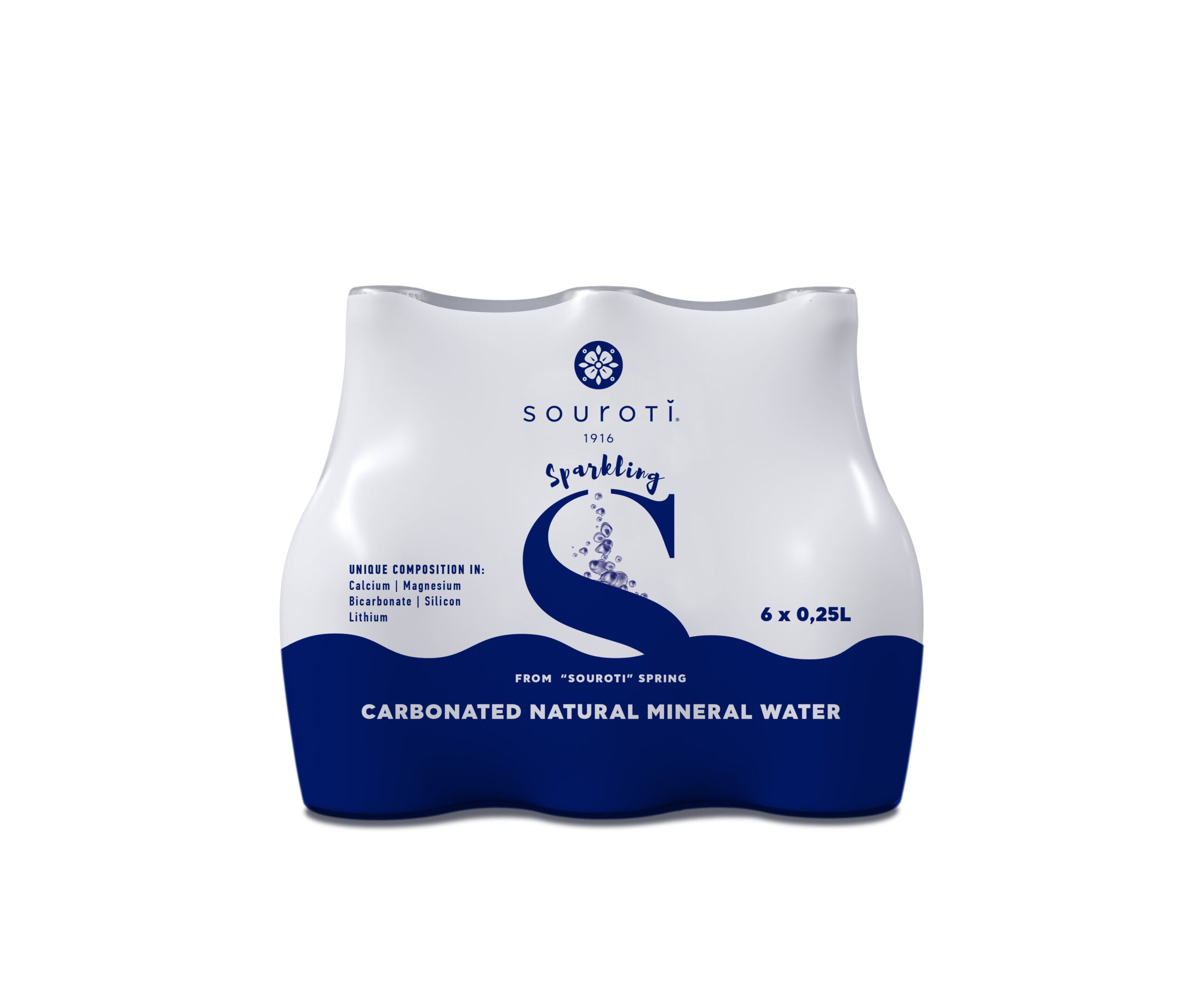 SOUROTI 6 Pack Shrink 6X250ml - Plain