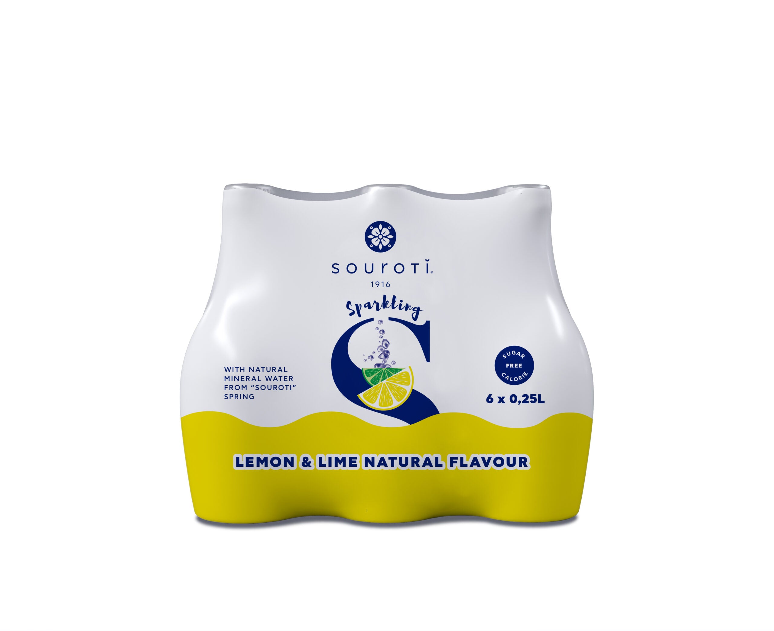 SOUROTI 6 Pack Shrink 6X250ml - Lemon & Lime