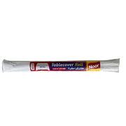Noor white plastic tablecover roll 120*120 cm
