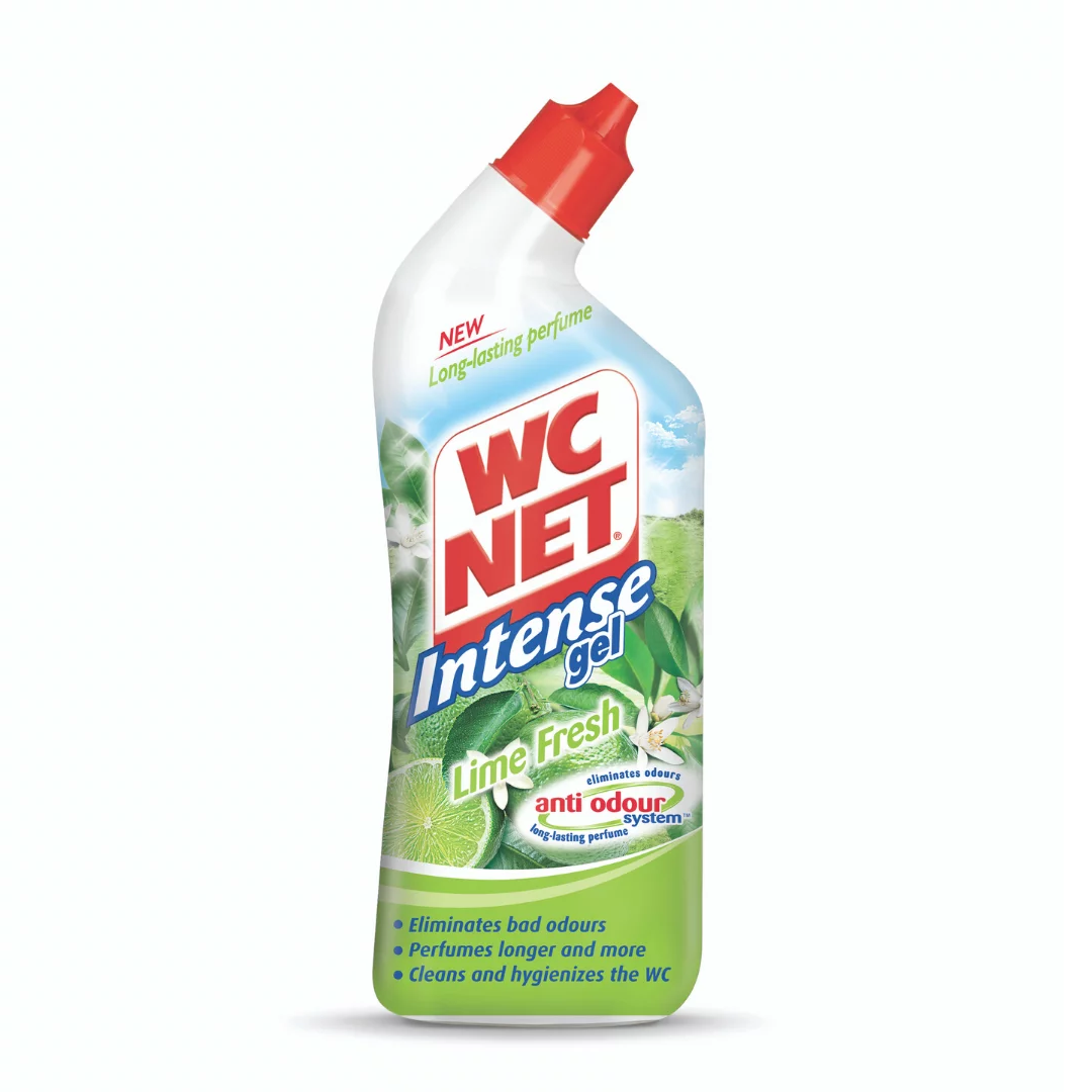 WC NET Toilet Cleaner Intense Gel Lime 750ml