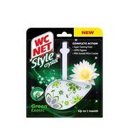 WC NET Toilet Block Style Crystal Green Exotic 1pc
