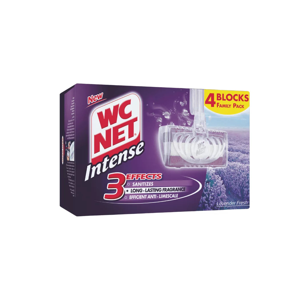 WC NET Toilet Blocks Intense Lavender 4pcs