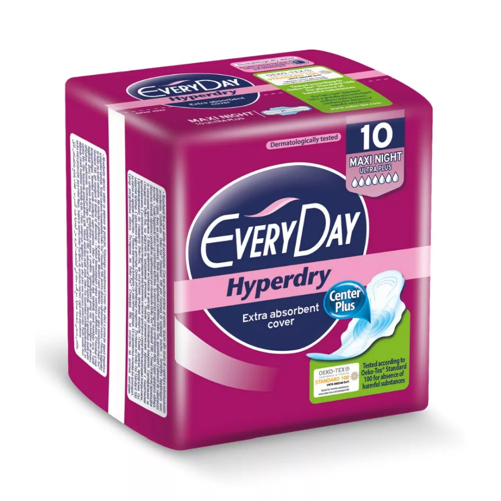 EVERYDAY  Hyperdry MAXI NIGHT 10 PCS