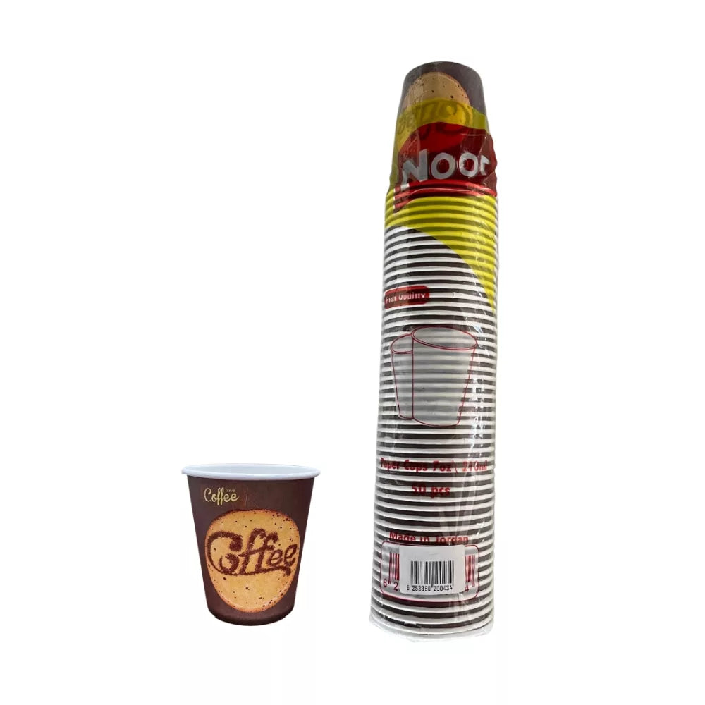 Noor paper cups 7 Oz 50cups