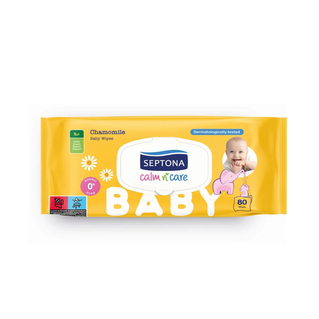 Septona BABY  WIPES CHAMOMILE 80 pcs