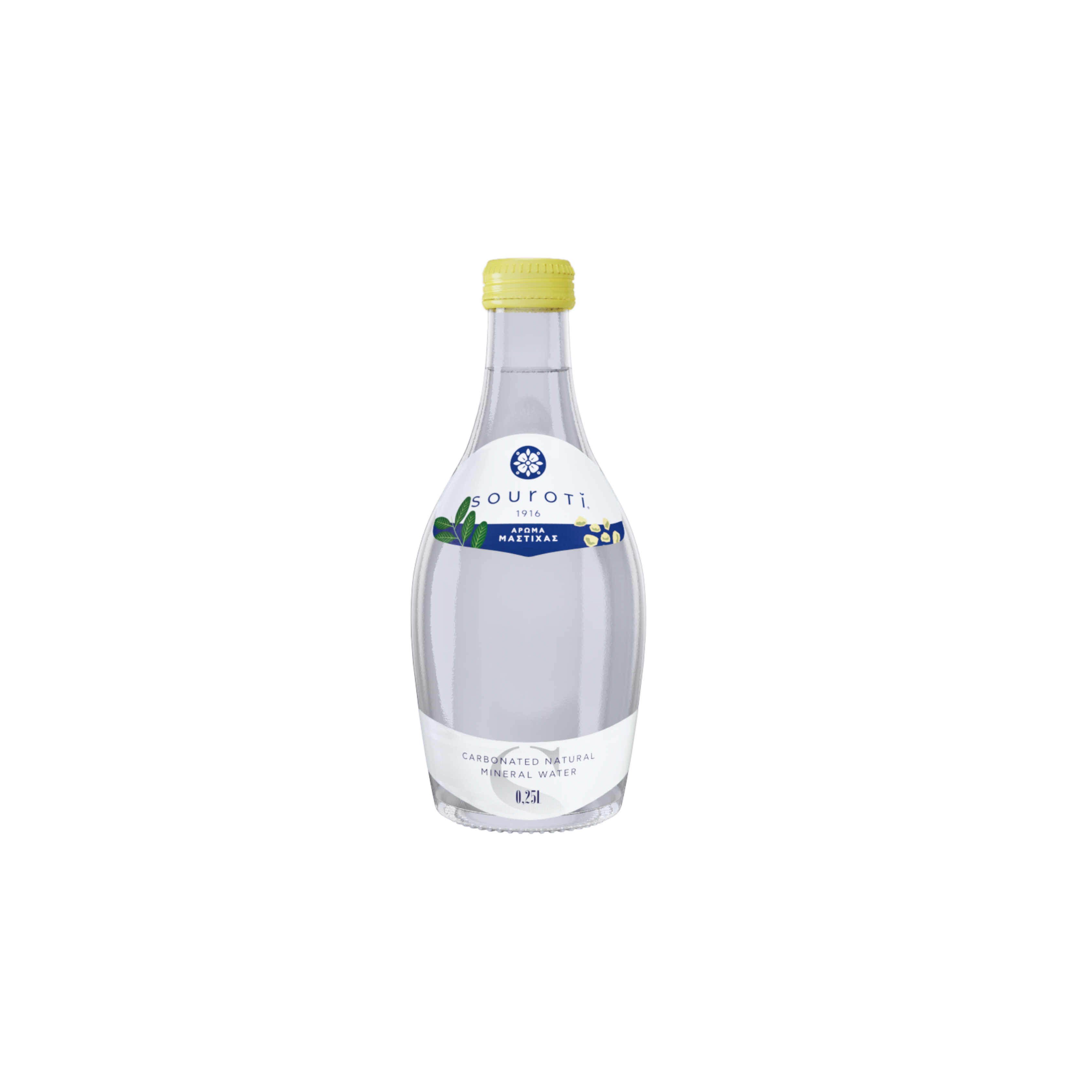 SOUROTI Flavor Carbonated Natural Mineral Water 250ml - Mastica