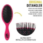 Wet Brush Detangler For Thick Hair - Pink