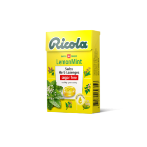Ricola Lemon Mint Sugarfree Herb Drops 45g Sugarfree Box