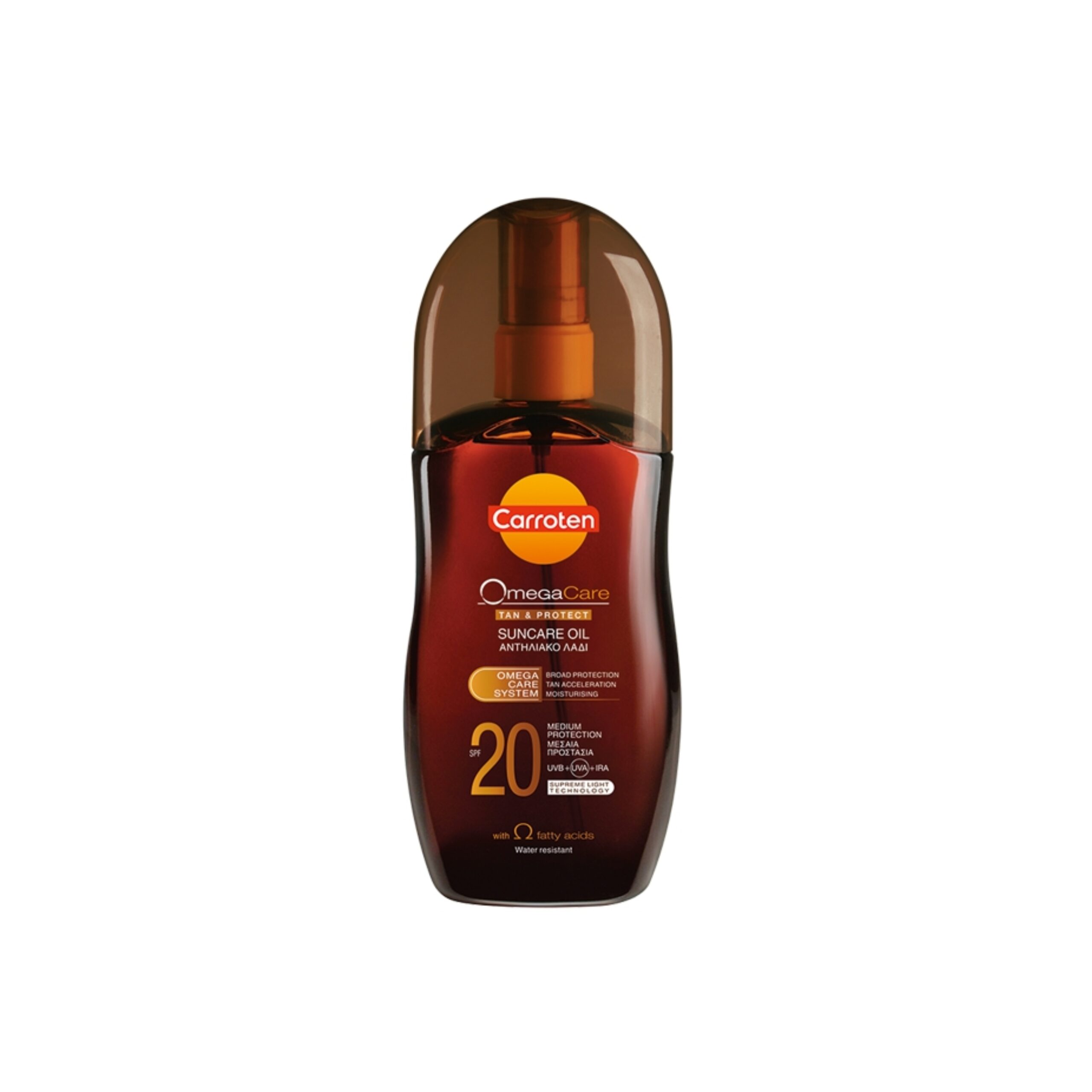 Carroten Omega Care Tan & Protect Oil 125ml –  SPF20
