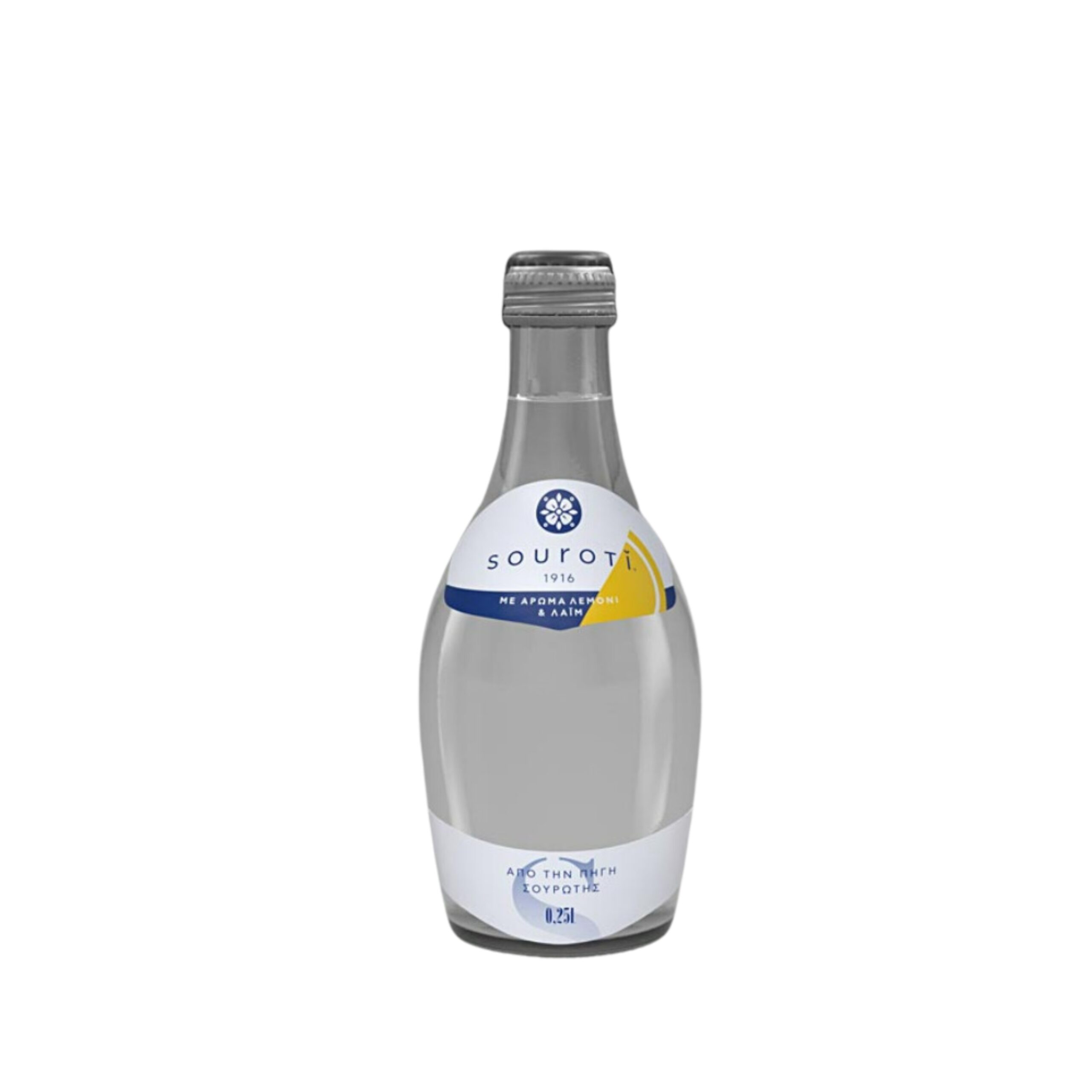 SOUROTI Carbonated Natural Mineral Water 250ml – Lemon & Lime